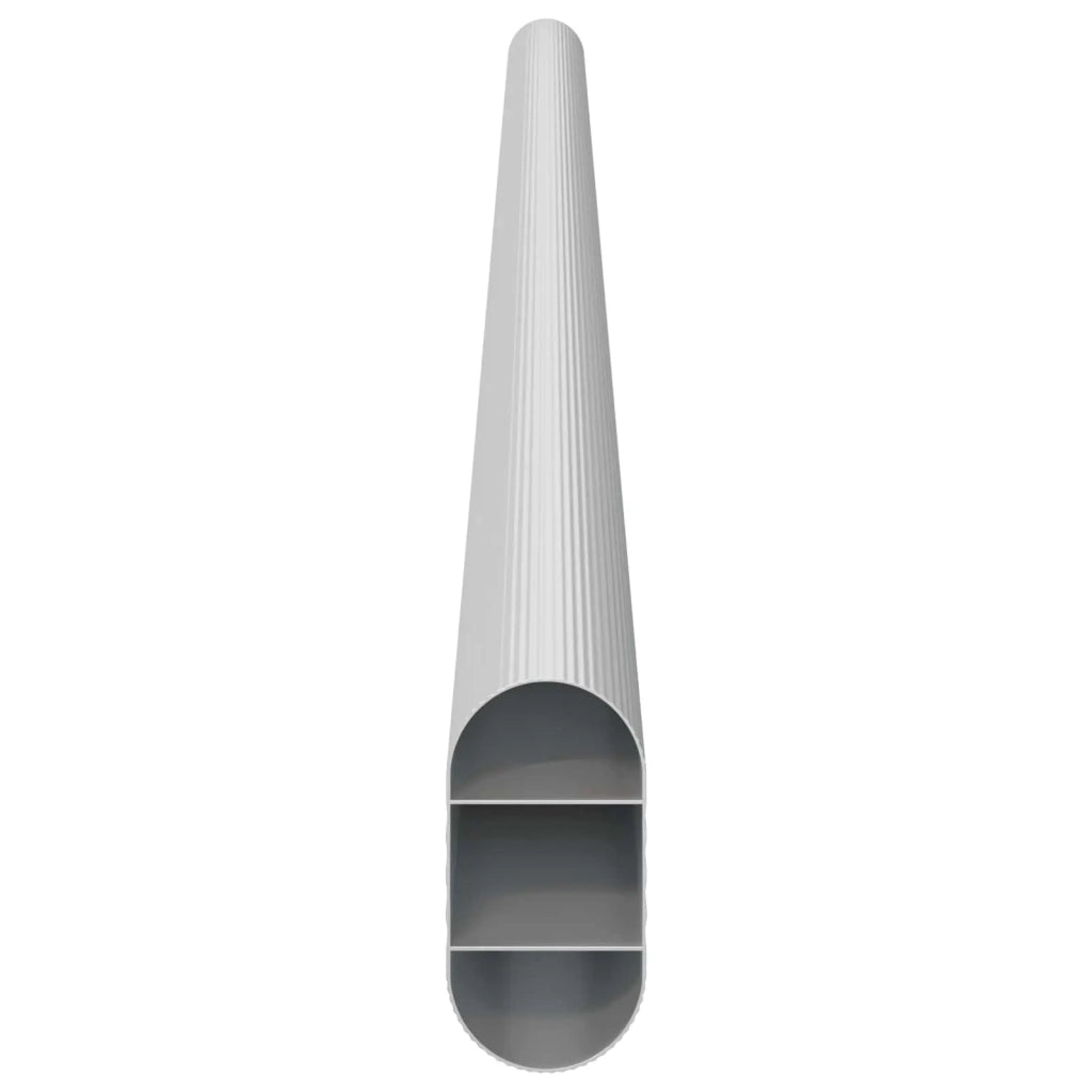 Asta per armadio 2 pz Argento 464 x 15 x 29 mm CFW8854218