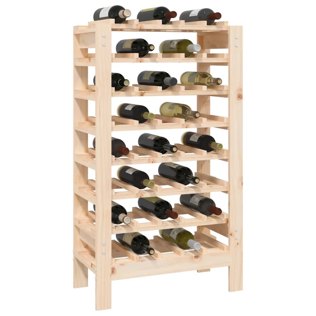 Portavini 61,5x30x107,5 cm in Legno Massello di Pino 822541