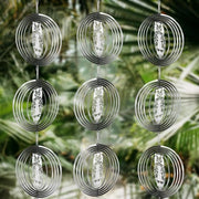 Afschrikmiddelen Metalen Vogel Reflecterende Spinner per Esterno Decorazione di Giardino