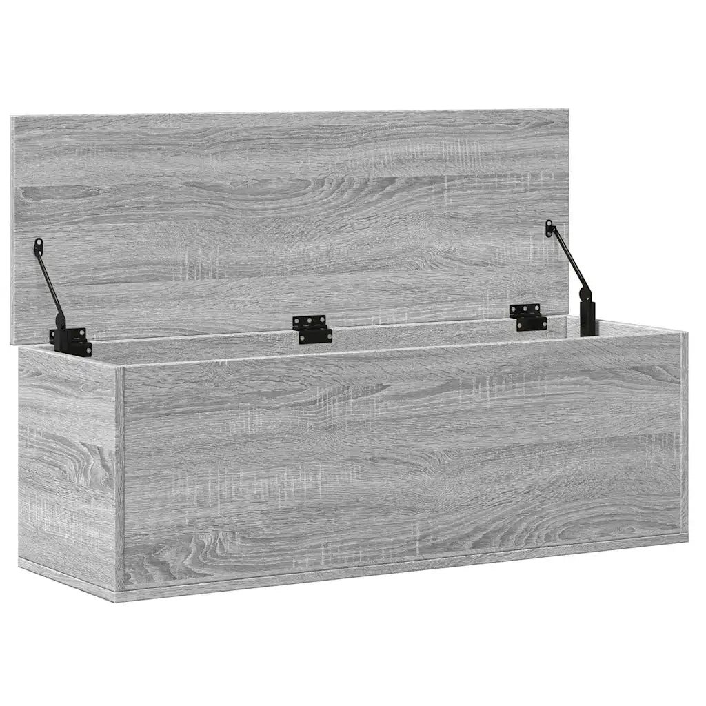 Contenitore Portaoggetti Grigio Sonoma 102x35x35 cm Truciolato 840693