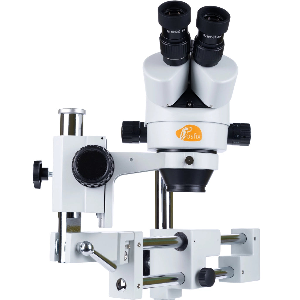 Mikroscopio Stereoscopico Trinoculare Rosfix Jupiter Pro MSJP-T-SDMS1 – Testa Rotante 360° | Zoom 7x-45x