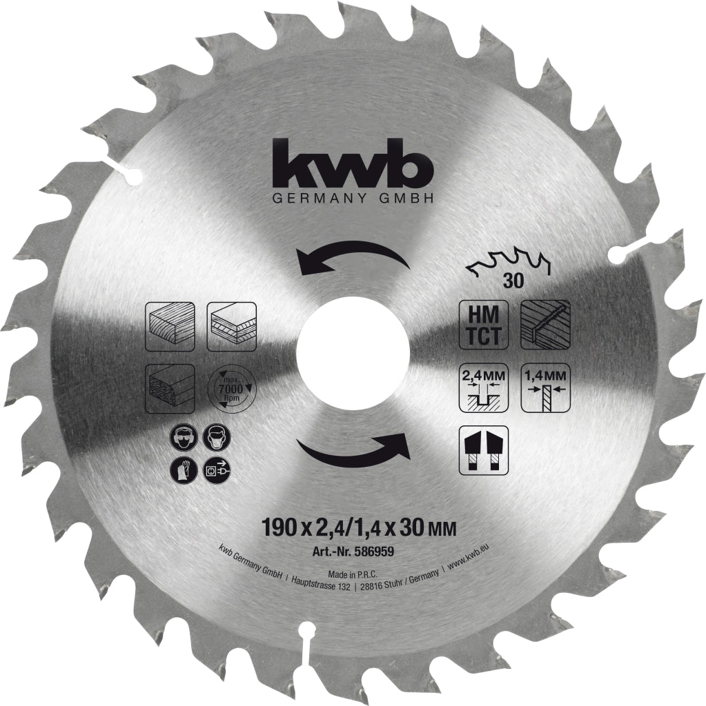 Einhell DISCO PER SEGA CIRCOLARE TH-CS 1400/1  mm.190x30 30 denti