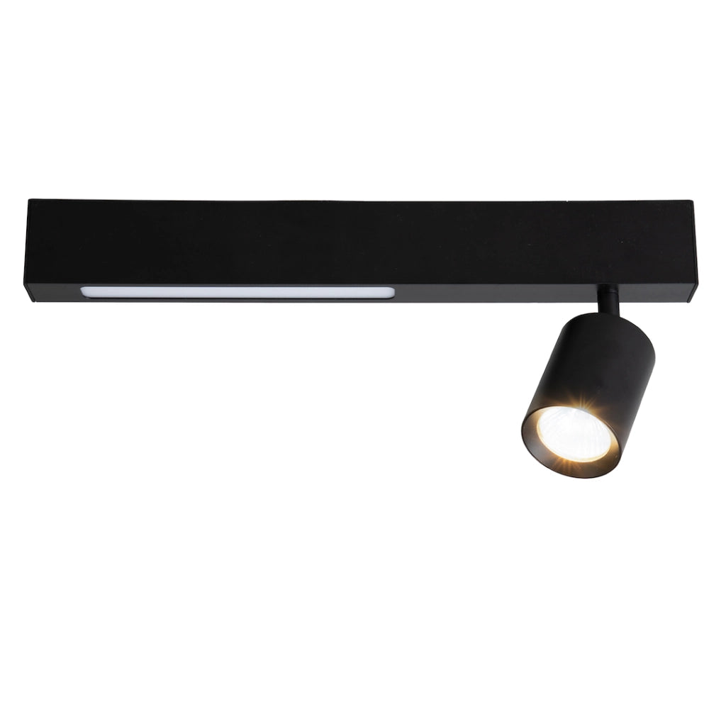 Faretto plafoniera barra nera Magnet LED 5W CCT GU10