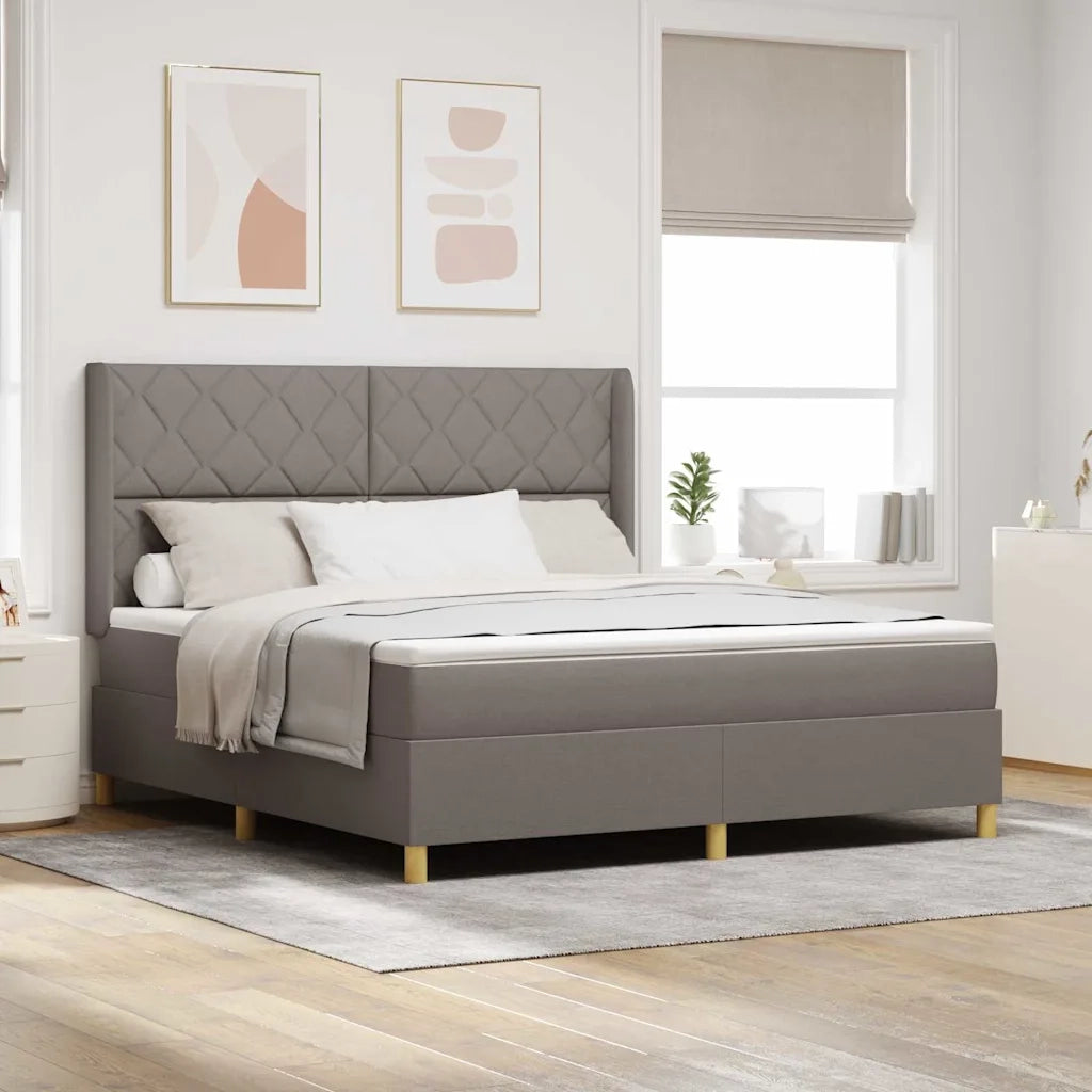Letto a molle con testiera Talpa 180 x 200 cm Tessuto 3341914