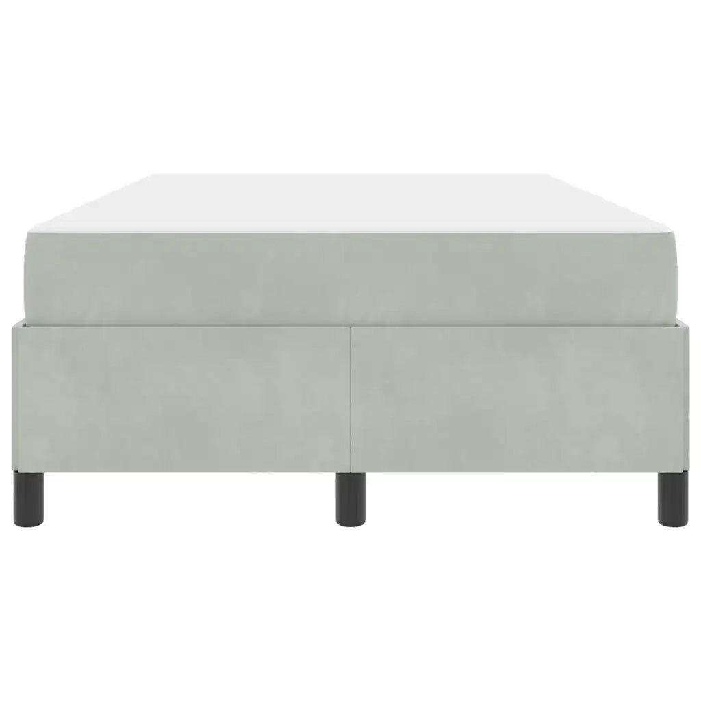 Struttura del letto Grigio chiaro 120 x 200 cm Tessuto