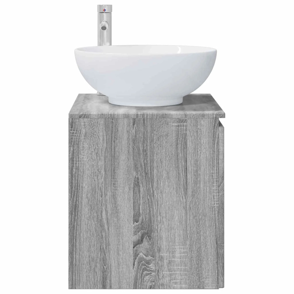 Mobile Lavabo da Parete Sonoma grigio 49,5 x 44,5 x 65 cm 890448