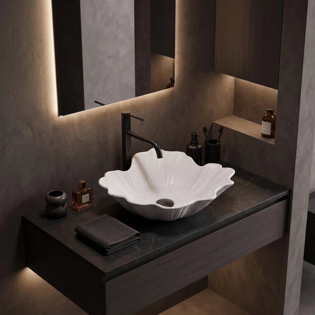Lavabo Da Appoggio Rea Flower