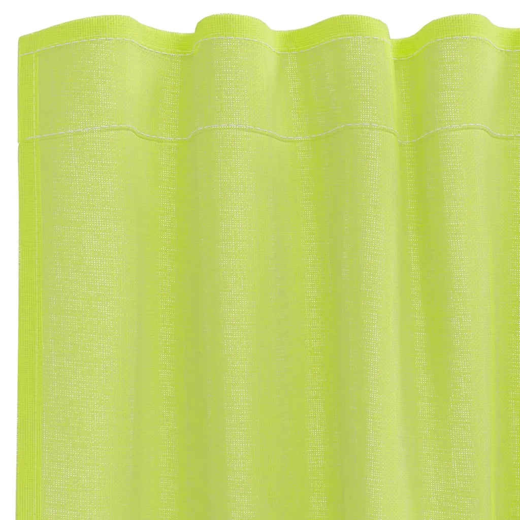 Tende in Voile con Tasche per Aste 2 pz Verde Mela 4102162