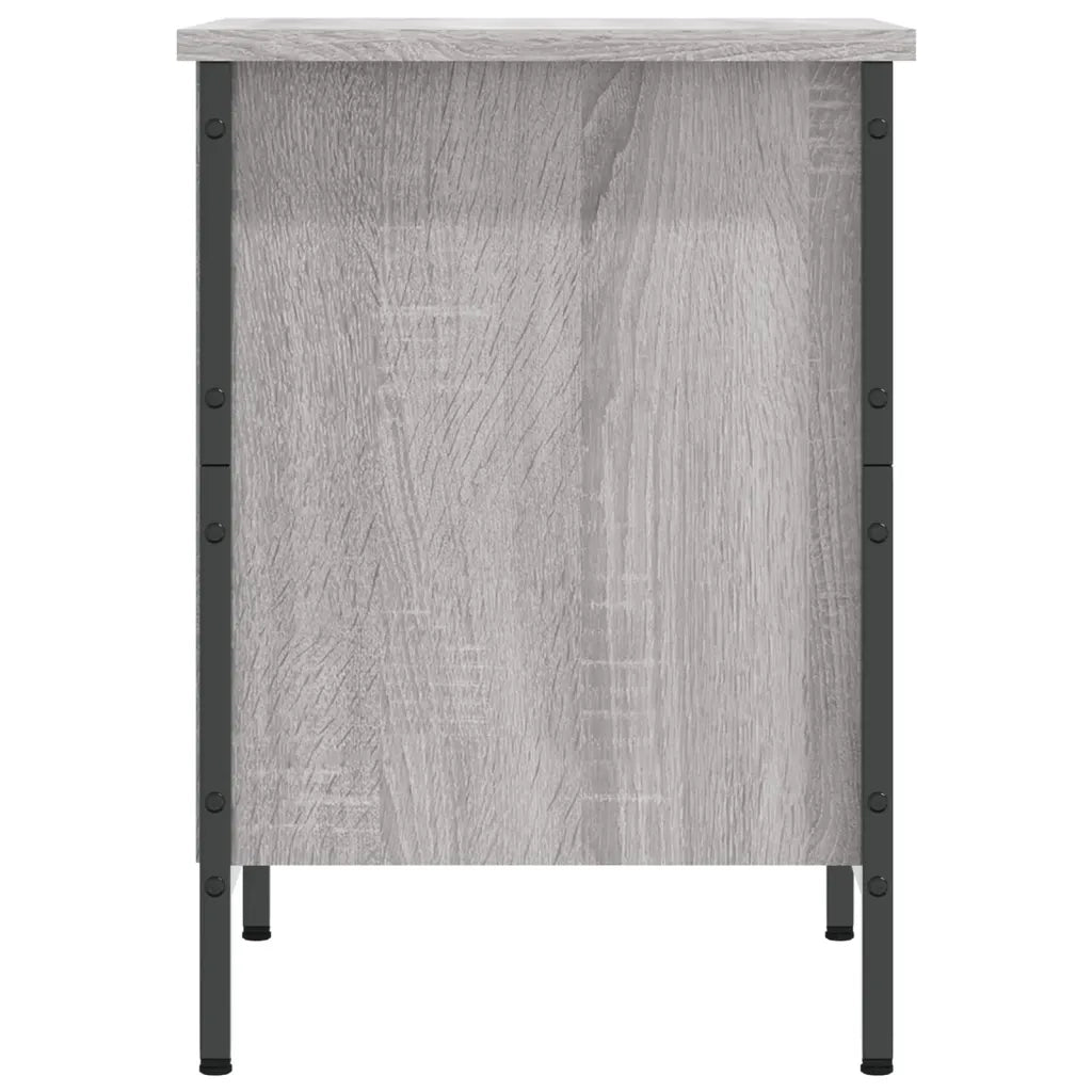 Scarpiera Grigio Sonoma 38x35x50 cm in Legno Multistrato