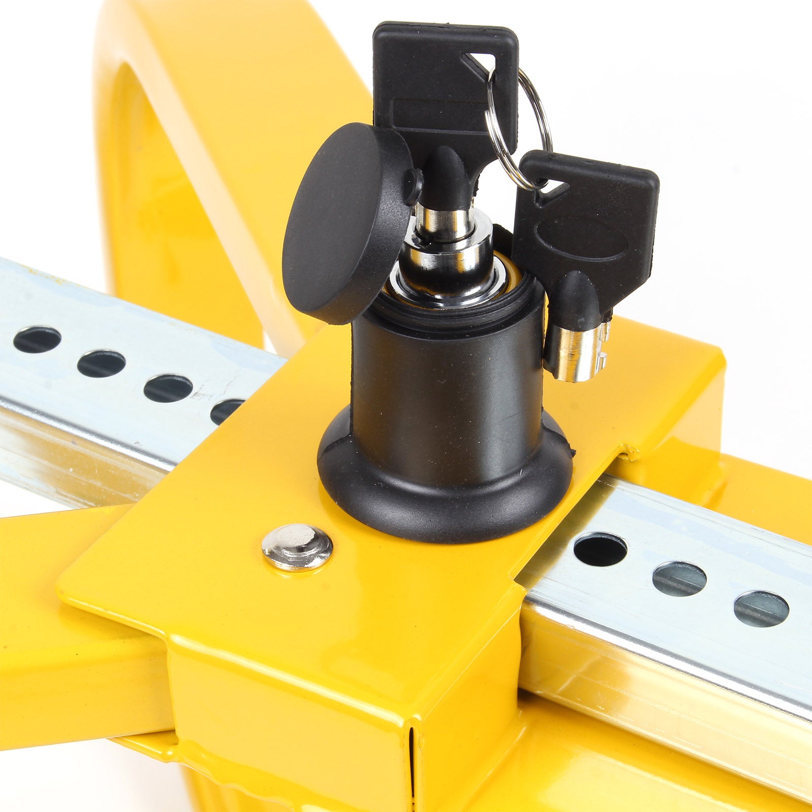 Artiglio blocca ruota Serratura e 2 chiavi per pneumatici da 225 mm e ruote 13-15″ Ganascia