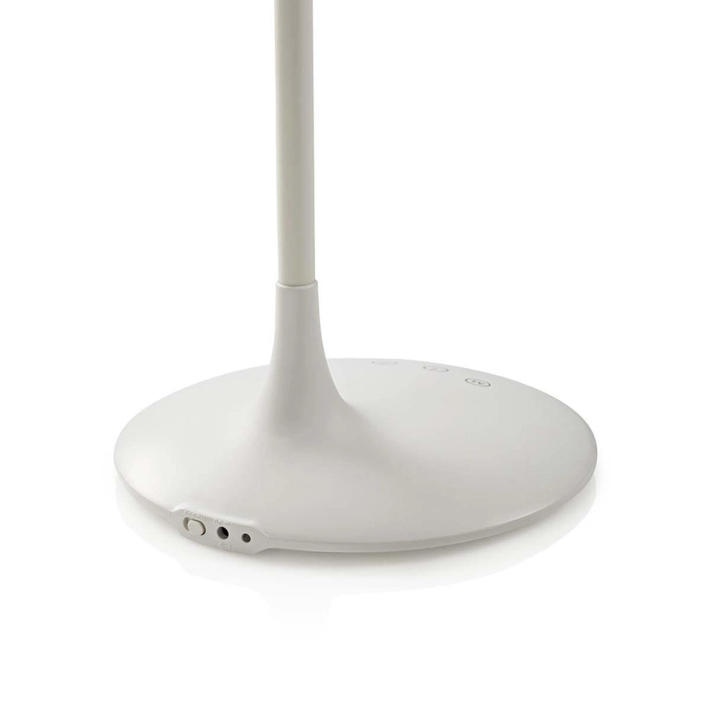 Lampada da scrivania a LED ricaricabile da 280 lm con controllo tattile Bianco Nedis