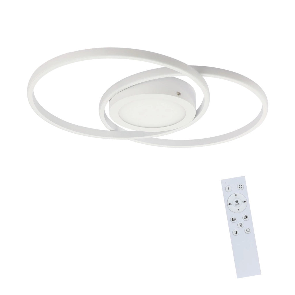 ZMH Lampada da soffitto a LED dimmerabile con telecomando - Illuminazione per interni da 48 W