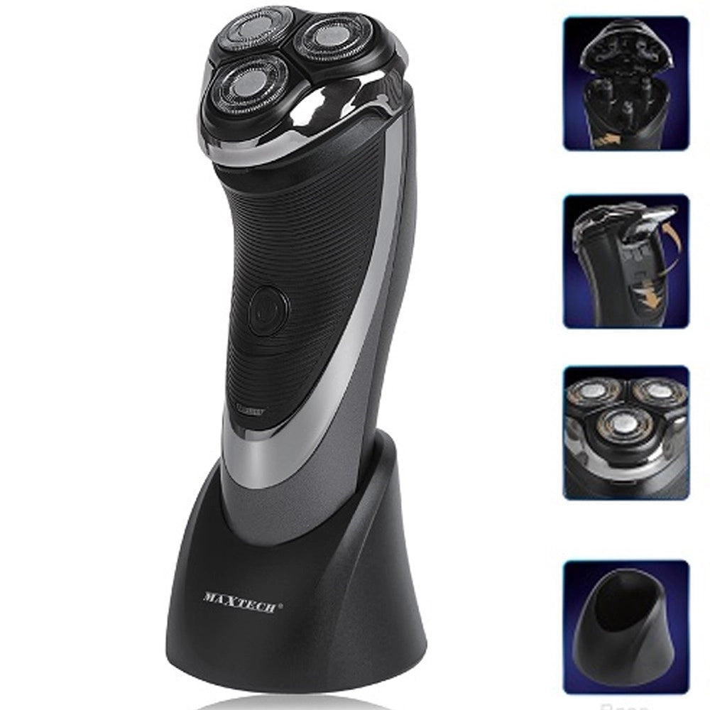 Trade Shop - Rasoio Uomo Maxtech Velocità Di Taglio Con Mini Rasoio E Interruttore Ras002 -