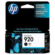 HP 920 Black Officejet Ink Cartridge cartuccia d'inchiostro 1 pz Originale Nero