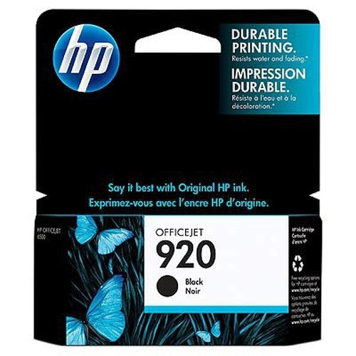 HP 920 Black Officejet Ink Cartridge cartuccia d'inchiostro 1 pz Originale Nero