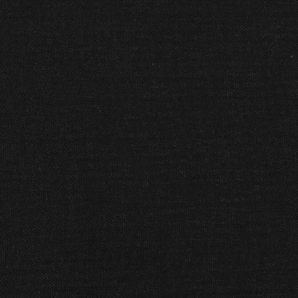Giroletto a Molle con Materasso Nero 120x190 cm in Tessuto