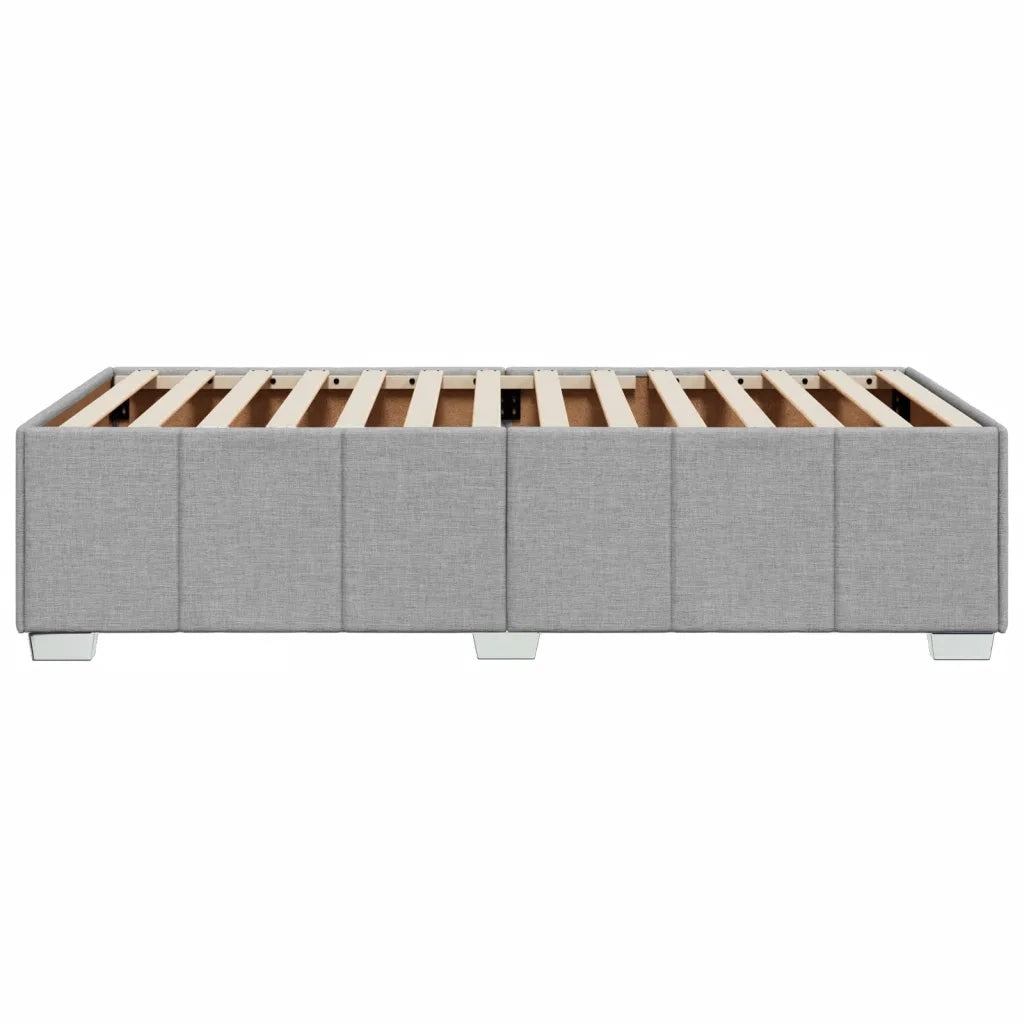 Giroletto senza Materasso Grigio Chiaro 80x200 cm Tessuto