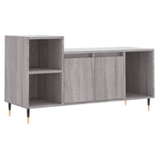 Mobile TV multimediale mensola TV credenza TV sala da pranzo soggiorno camera da letto Sonoma 100 x 35 x 55 cm legno ingegnerizzato grigio 02_0028339
