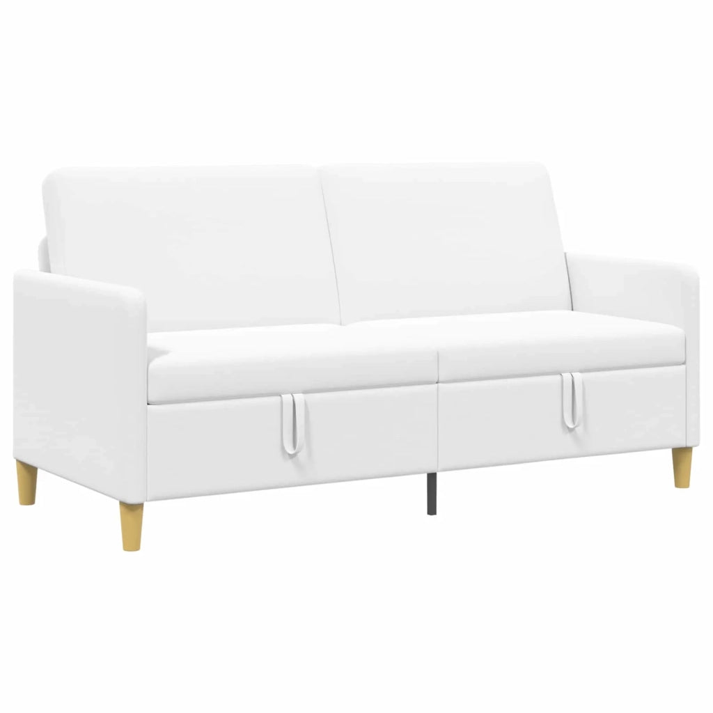Divano con Storage Bianco 172 x 78 x 87 cm Poliestere 42036958