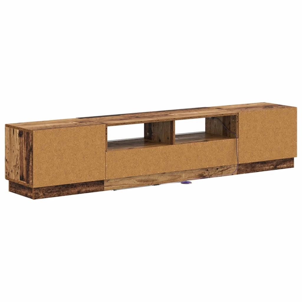 Mobile TV LED a 5 pezzi Legno antico Legno ingegnerizzato 3416849