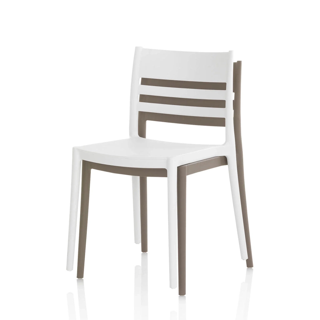 Set 4 Sedie da interno/esterno SHYLA bianco