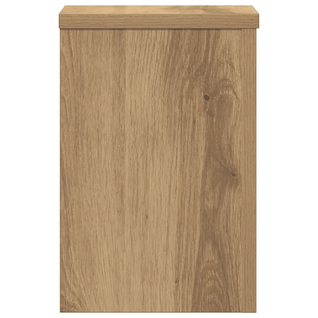 Supporti per piante | Sostegno per piante 2 pz Rovere 20x20x30 cm in Multistrato