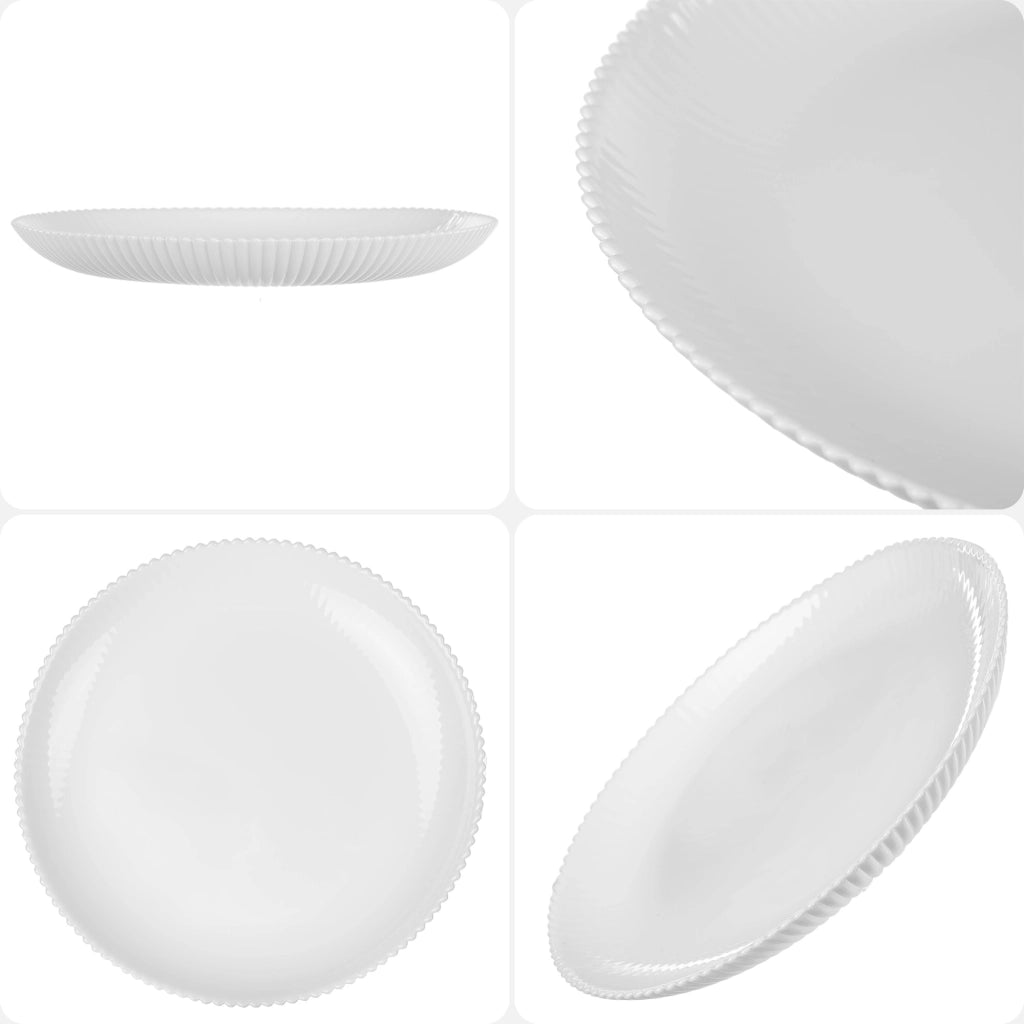 Set di stoviglie KADAX, 3 pezzi, piatti, stoviglie bianche