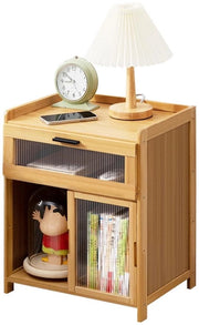 Cassa notturna in stile rustico - 1 pezzo - 50 x 42 x 31 cm