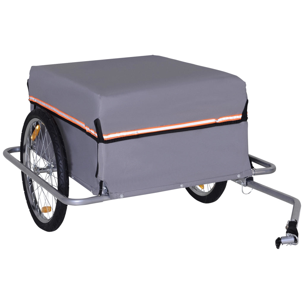 Carrello portabici pieghevole con box di trasporto in tessuto Oxford e telaio in acciaio