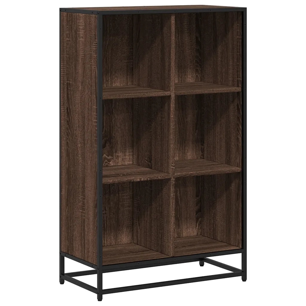 Libreria Rovere Marrone 65,5x33x107,5 cm in Legno Multistrato 849163