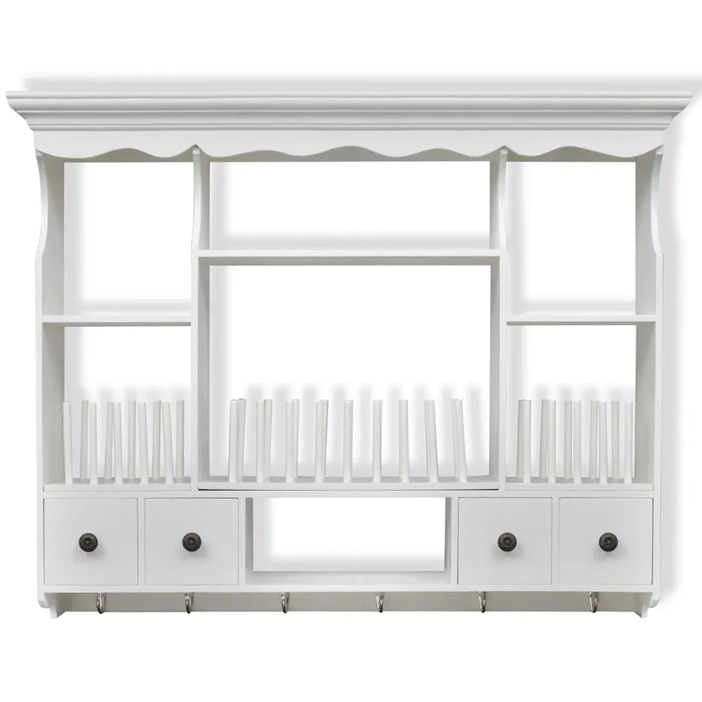 Armoire murale de cuisine en bois Blanc