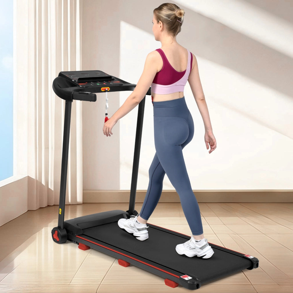 Tapis Roulant Pieghevole 3,0 HP fino a 14 km/h con Inclinazione 8%, Bluetooth e Portata 120 kg