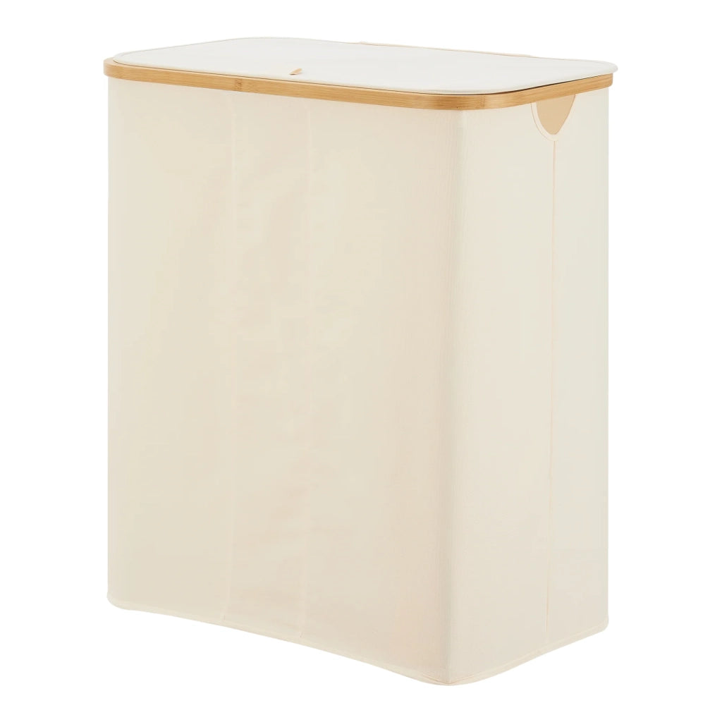 Cesto portabiancheria 69 x 57 x 37 cm beige 03_0008010