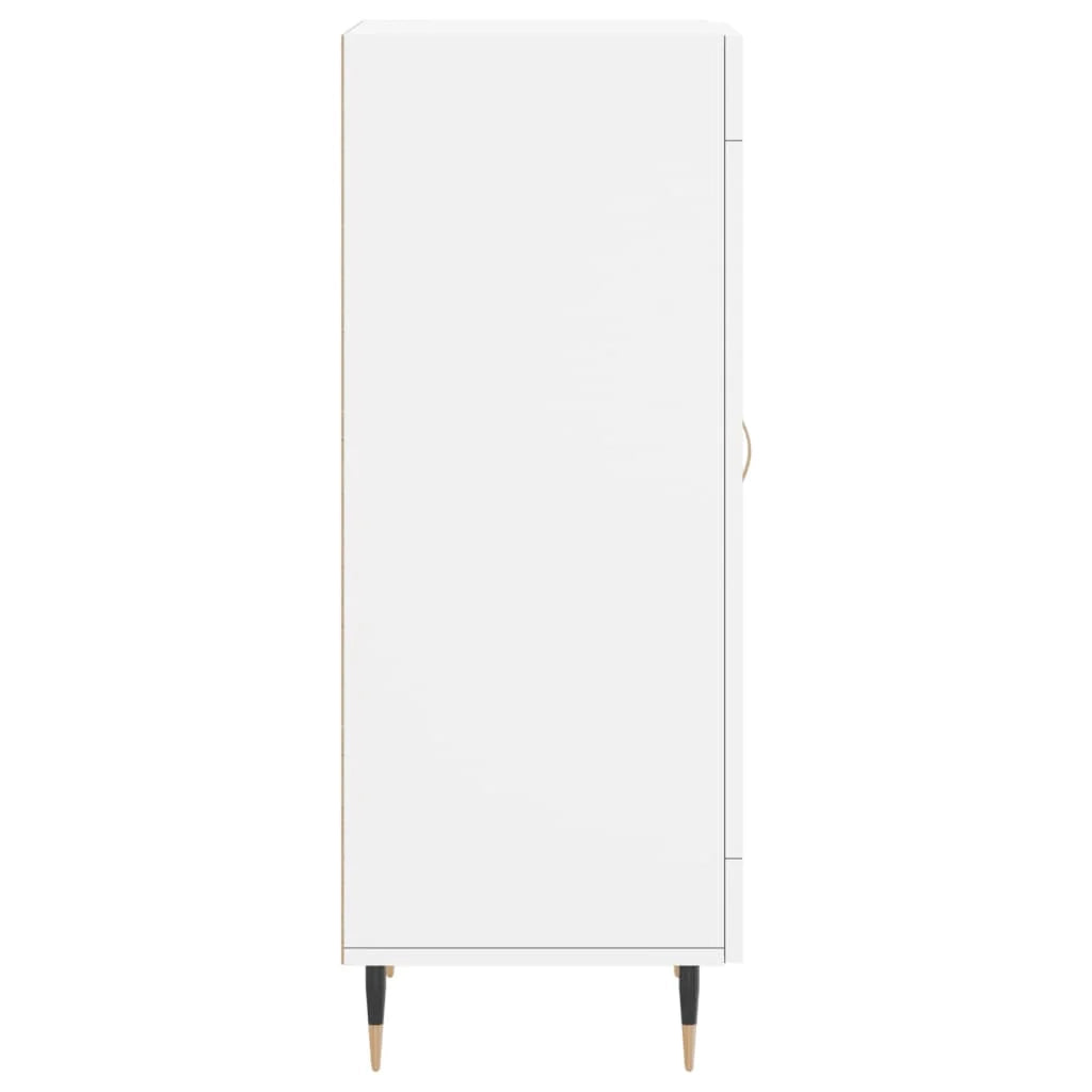 Buffet credenza cassettiera mobiletto mobile contenitore organizer per cucina soggiorno salotto 34,5 x 34 x 90 cm legno ingegnerizzato bianco 02_0030244