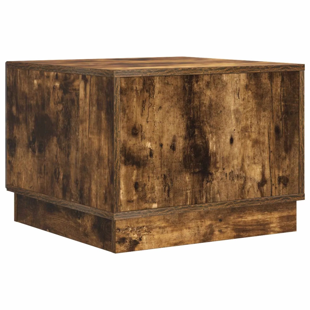 Tavolino da salotto con cassetto Rovere Fumo 49 x 50 x 37 cm 895430