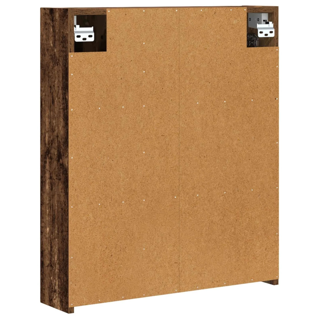 Mobiletto per specchio da bagno Legno vecchio 60 x 14,5 x 70 cm