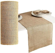 Tela da juta per decorazione 30cm x 5m per matrimoni, feste e arredamento con tessuto ecologico e biodegradabile
