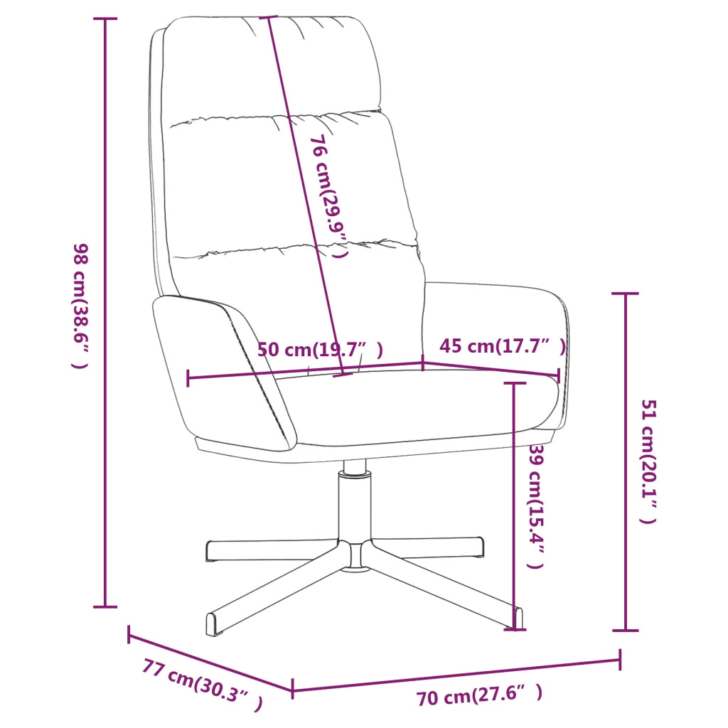 Poltrona Relax Grigio Scuro in Tessuto 341149