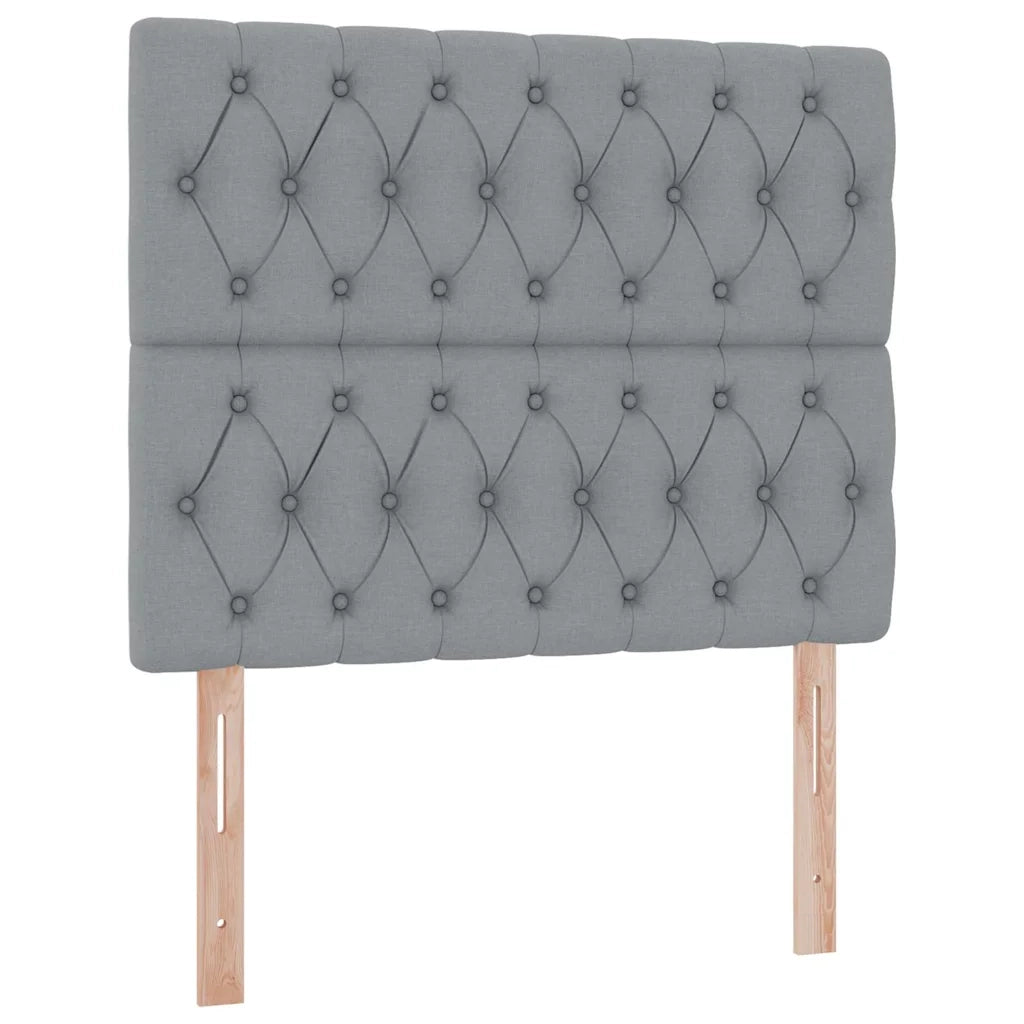 Letto con contenitore e materasso Grigio chiaro 120 x 200 cm 3371835