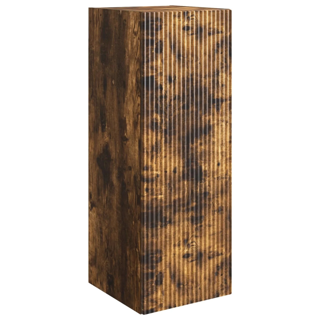 Mobiletto a muro Rovere Fumo 33 x 34,5 x 90 cm 898420