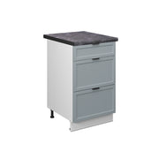 Vicco Mobiletto base per cucina Blu-grigio chiaro 50 cm , PL Antracite