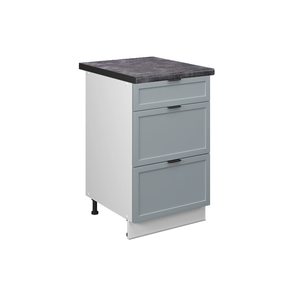 Vicco Mobiletto base per cucina Blu-grigio chiaro 50 cm , PL Antracite