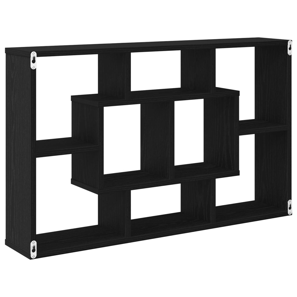 Mensola  - Rovere Nero, 85 x 16 x 52.5 cm, Realizzata in Legno Ingegnerizzato
