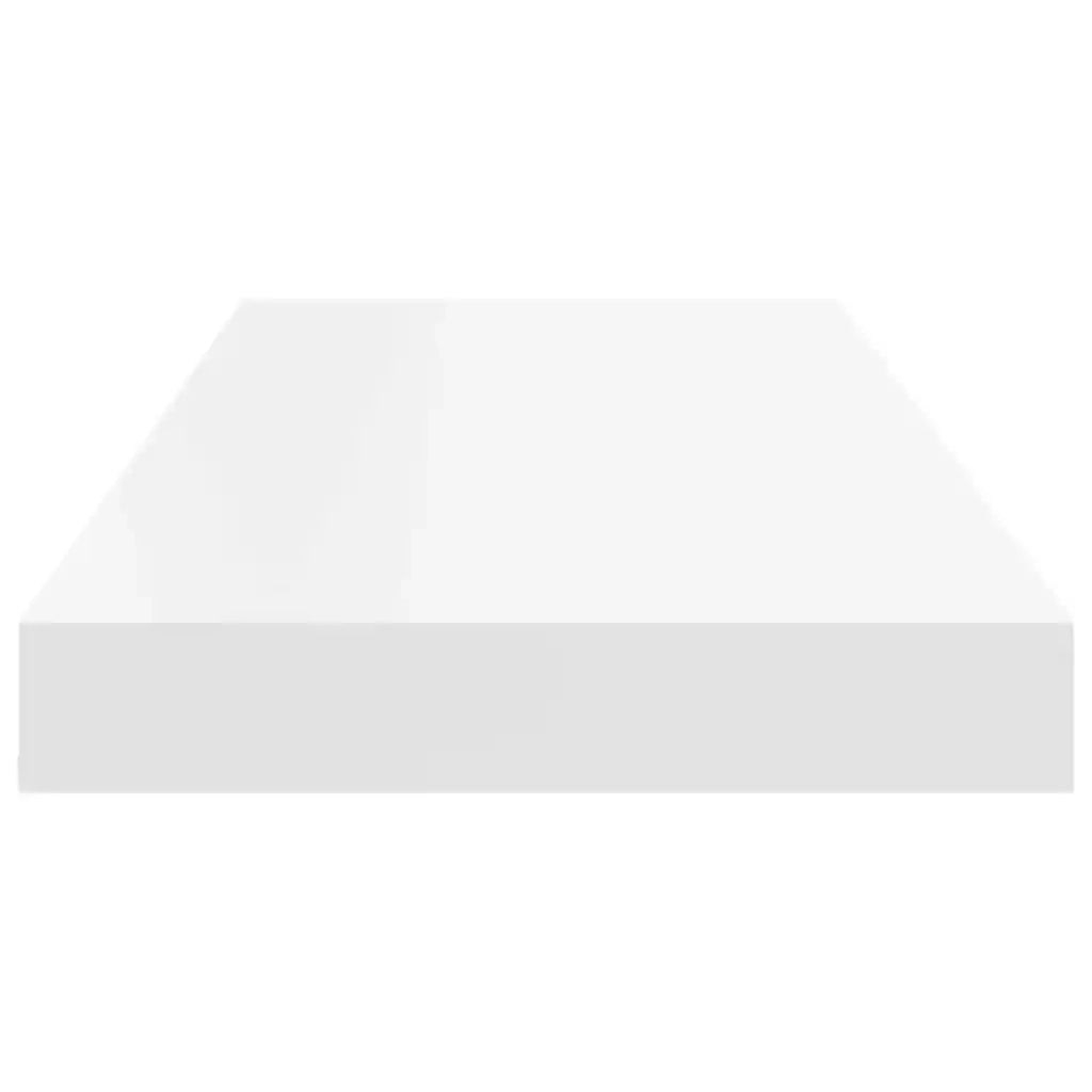Scaffale a Parete Bianco 60x23,5x3,8 cm in MDF 323811
