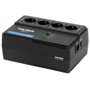 Vultech UPS700VA-XS - Gruppo di continuità 700VA 4x Bipasso/Schuko + 2x USB