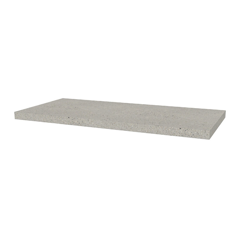 Mensolone bagno 100 cm in legno effetto pietra Levia