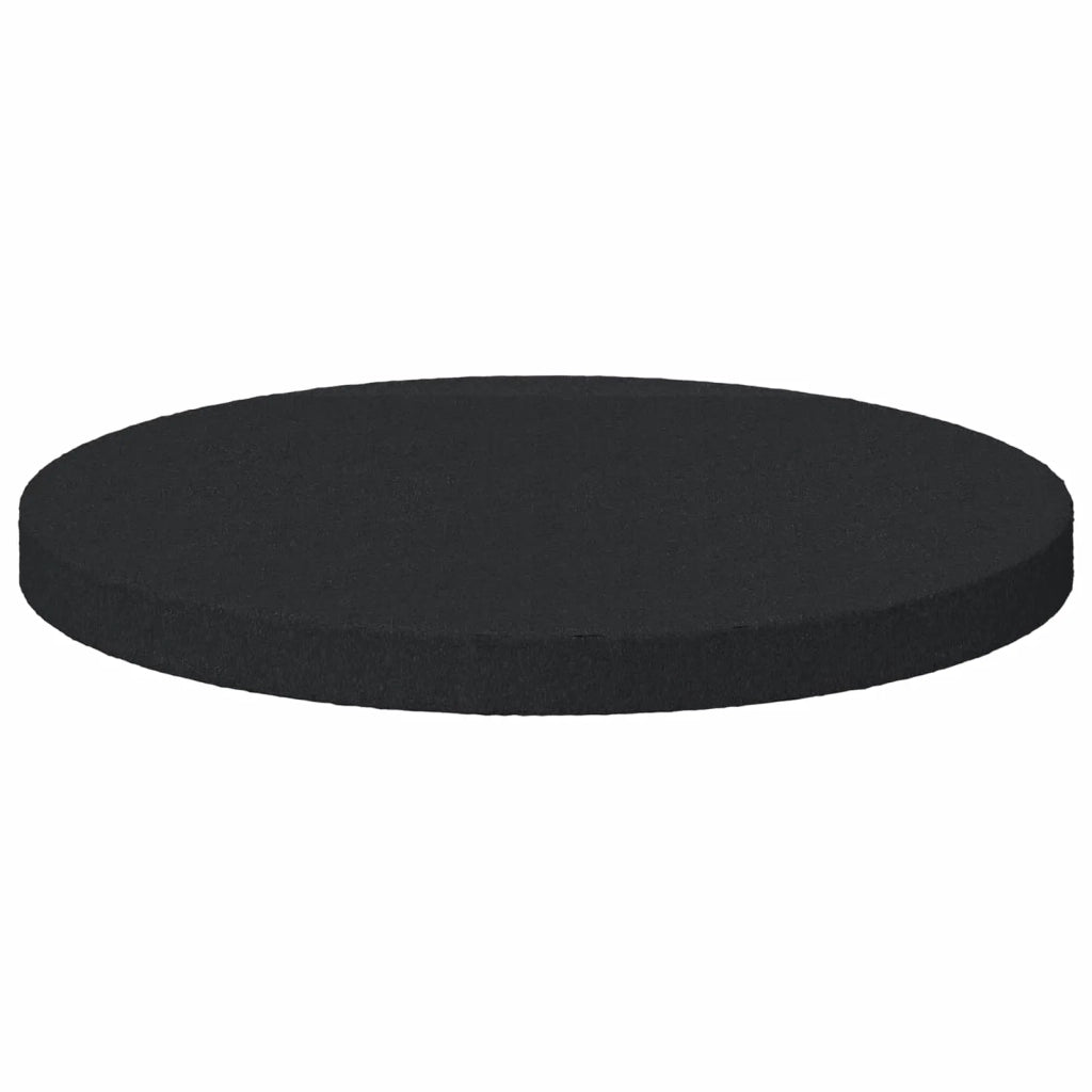 Pannelli per Piedi di Mobili 2 pz Nero ? 30 x 2 mm EVA CFW1346065