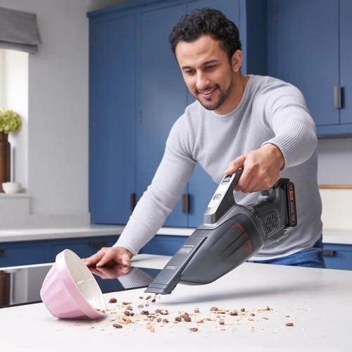 Black & Decker Dustbuster aspirapolvere senza filo Nero, Grigio, Arancione Senza sacchetto