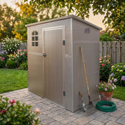 Casetta da Giardino porta attrezzi in Plastica cm 191x111x194 - GALE