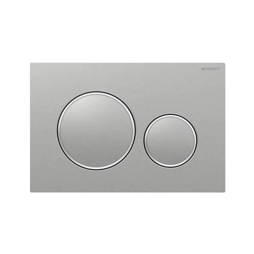 PLACCA DI COMANDO SIGMA 20 ANTIVANDALO INOX- Acciaio Spazz. -Bordi lucidi- GEBERIT- pezzi 1